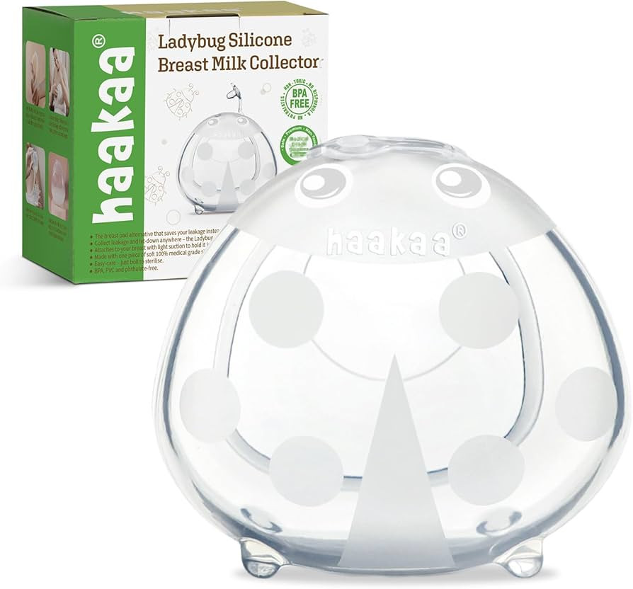 haakaa Ladybug Milk Collector Breast Milk Saver Breast Shell for Breastfeeding, Collect Breastmil... | Amazon (US)