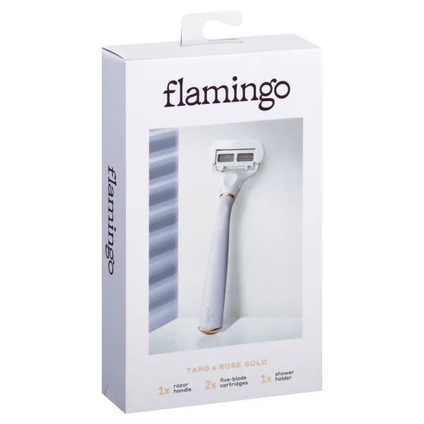 Flamingo Women's 5-blade Razor with Replacement Blade Cartridge - Taro | Walmart (US)