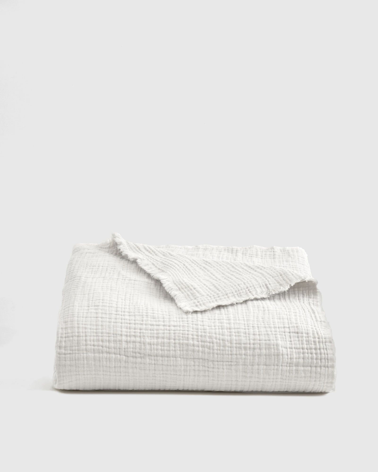 Organic Airy Gauze Throw | Quince