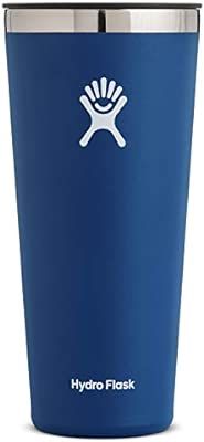 Hydro Flask Tumbler Cup - Stainless Steel & Vacuum Insulated - Press-In Lid - 32 oz, Cobalt | Amazon (US)