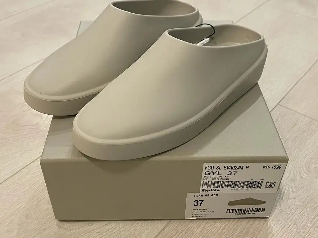 Fear of God FEAR OF GOD / CALIFORNIA SLIDES IN CEMENT | Grailed | Grailed