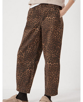 Women's Jack Barrel Leg Pull On Cotton Pants | Macy's