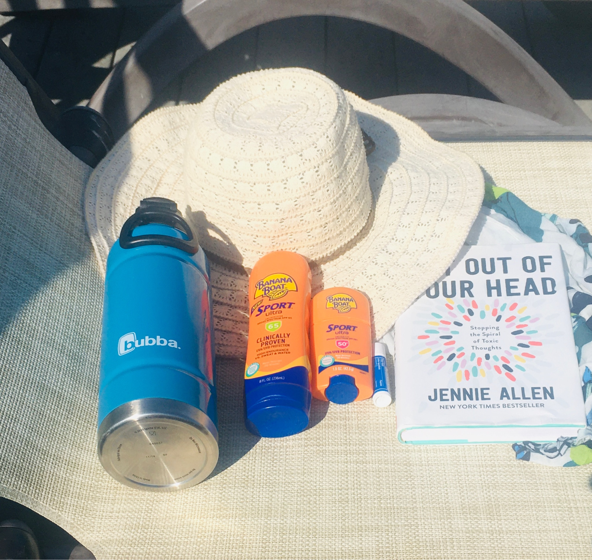 What’s in my pool bag? 

Sunscreen 
Pool hat
Pool bag essentials 
Beach bag essentials 

#LTKxPrimeDay #LTKFind #LTKSeasonal