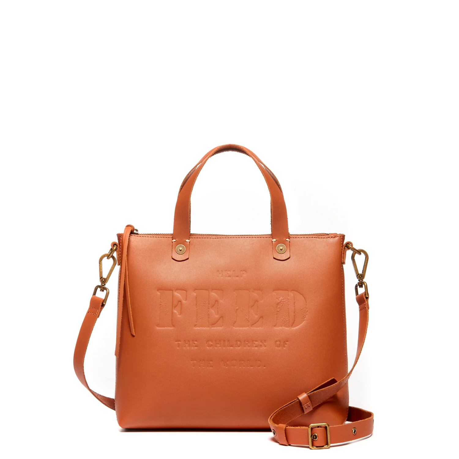 Leather Messenger Bag: Eleanor Crossbody Bag | FEED Project