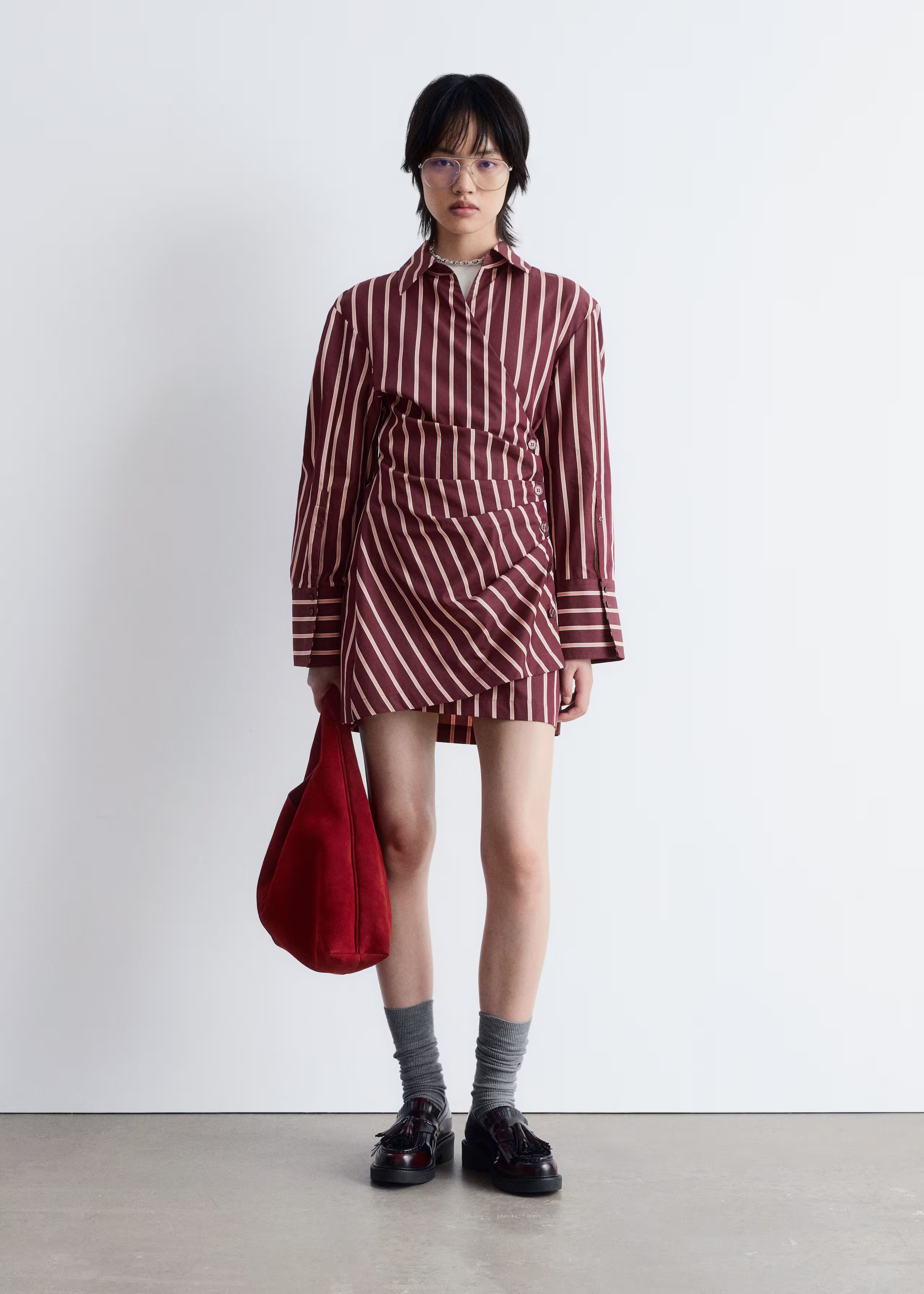 Wrap Shirt Mini Dress | & Other Stories UK