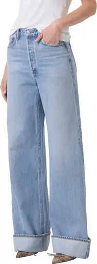 Dame High Waist Wide Leg Organic Cotton Jeans | Nordstrom
