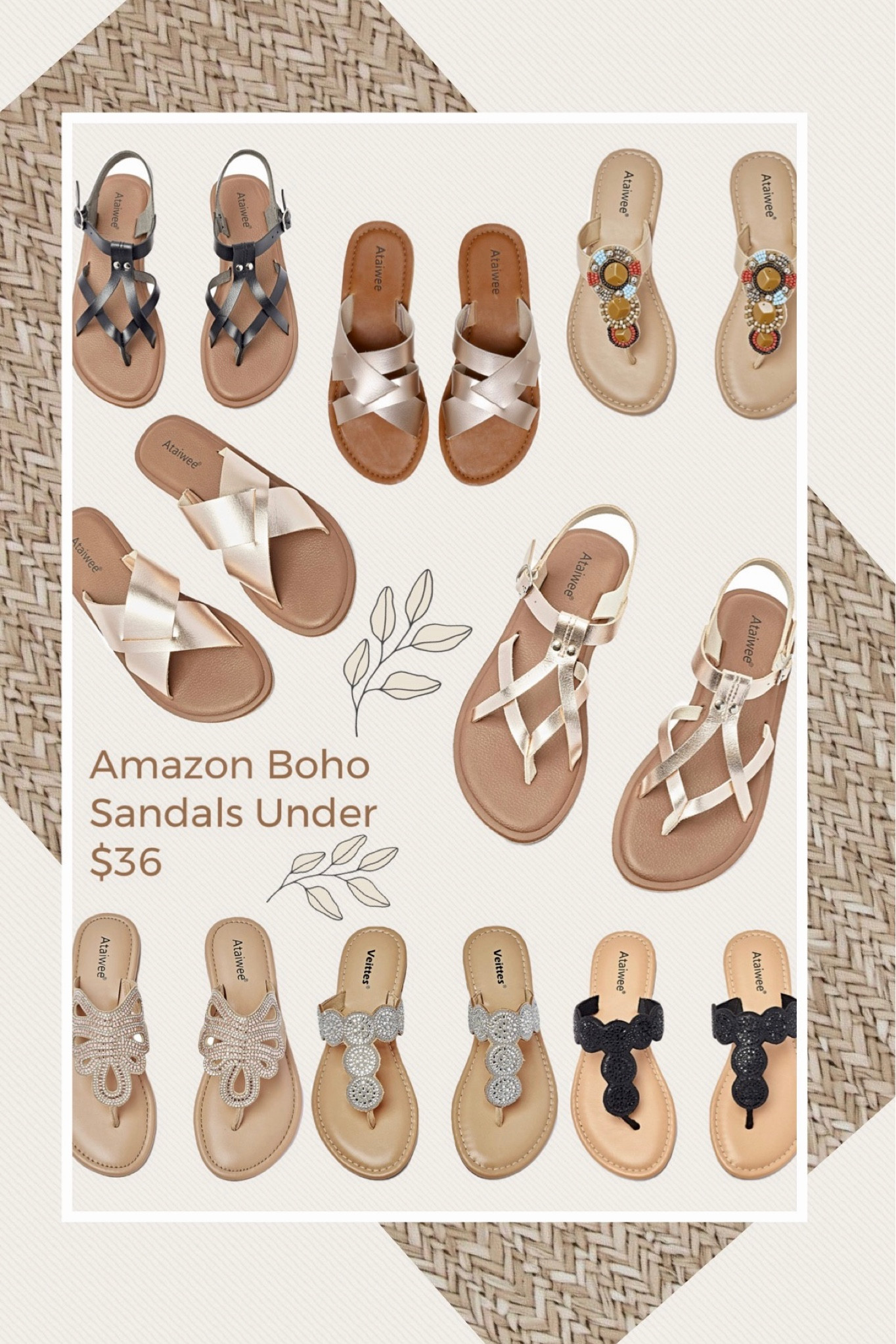 Amazon Boho Sandals
Amazon Fashion
#ltkfind
Flat Sandals

#LTKstyletip #LTKunder50 #LTKshoecrush