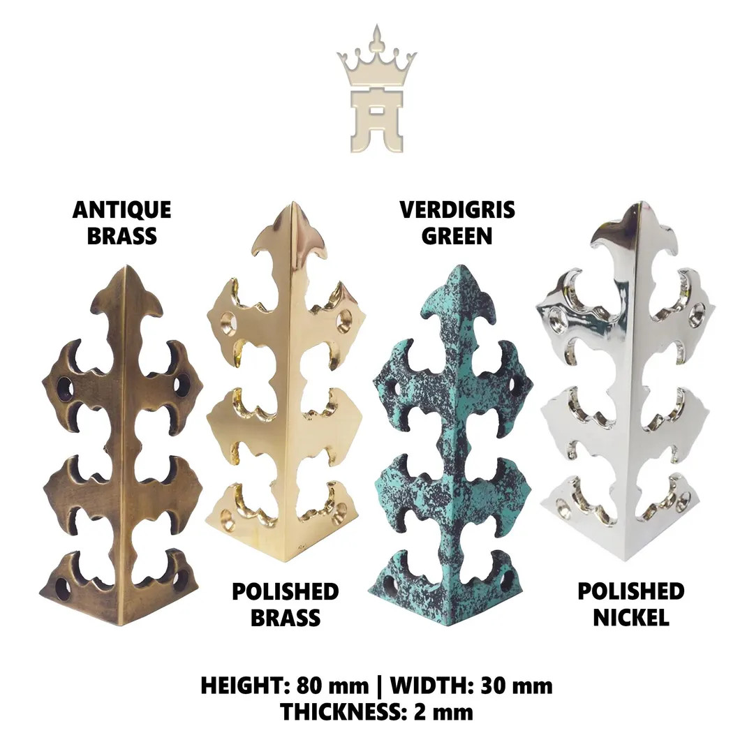 Vintage Brass Box Corner Protector: Antique Furniture Hardware | Etsy (US)