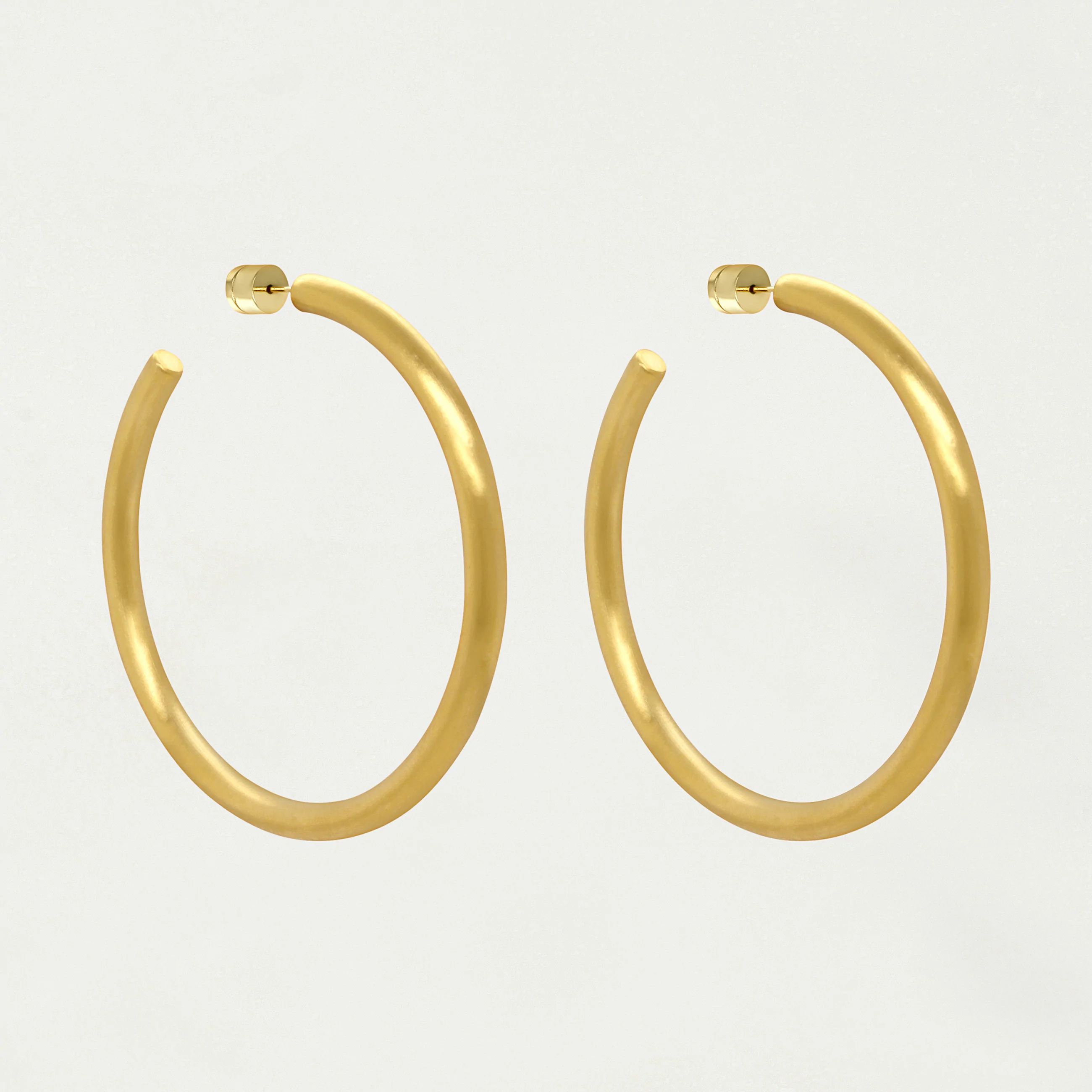 Large Dune Hoops | Dean Davidson