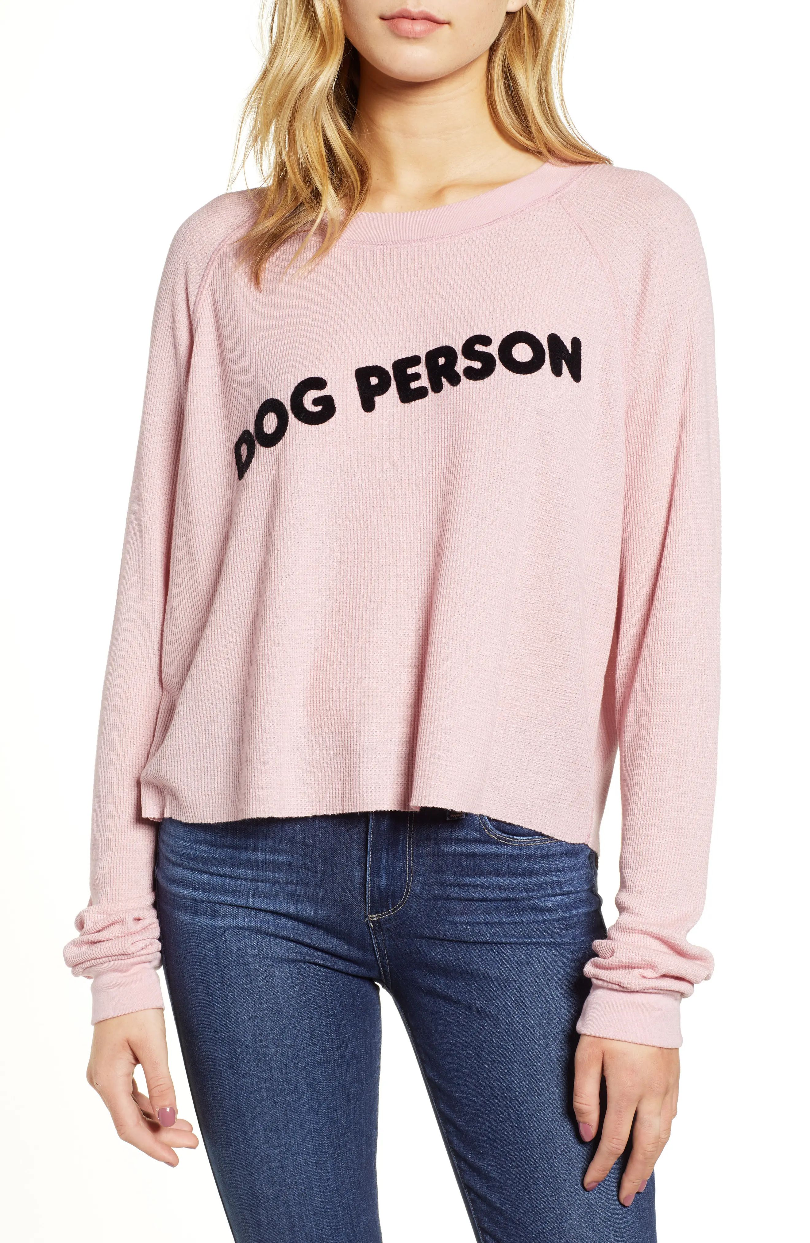 Wildfox Monte Dog Person Thermal Top | Nordstrom