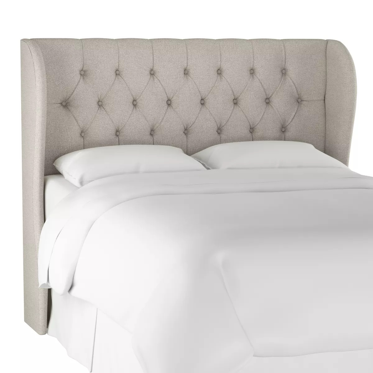 Tufted Woven Upholstered Wingback Headboard - Skyline Furniture | Target