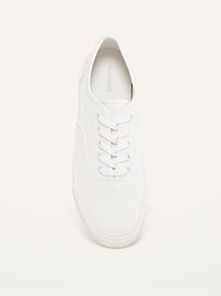 Twill Lace-Up Sneakers for Women | Old Navy (US)