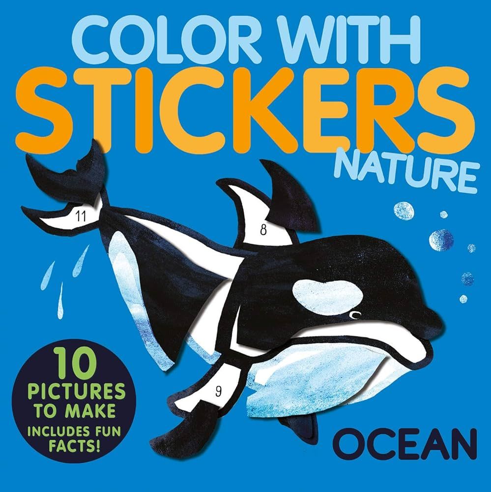 Color with Stickers: Ocean: Create 10 Pictures with Stickers! | Amazon (US)