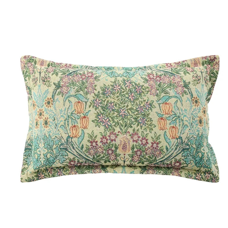 Better Homes & Gardens Hannah Flowing Floral Throw Pillow Cover, 14x24 Inch (1 Unit) | Walmart (US)
