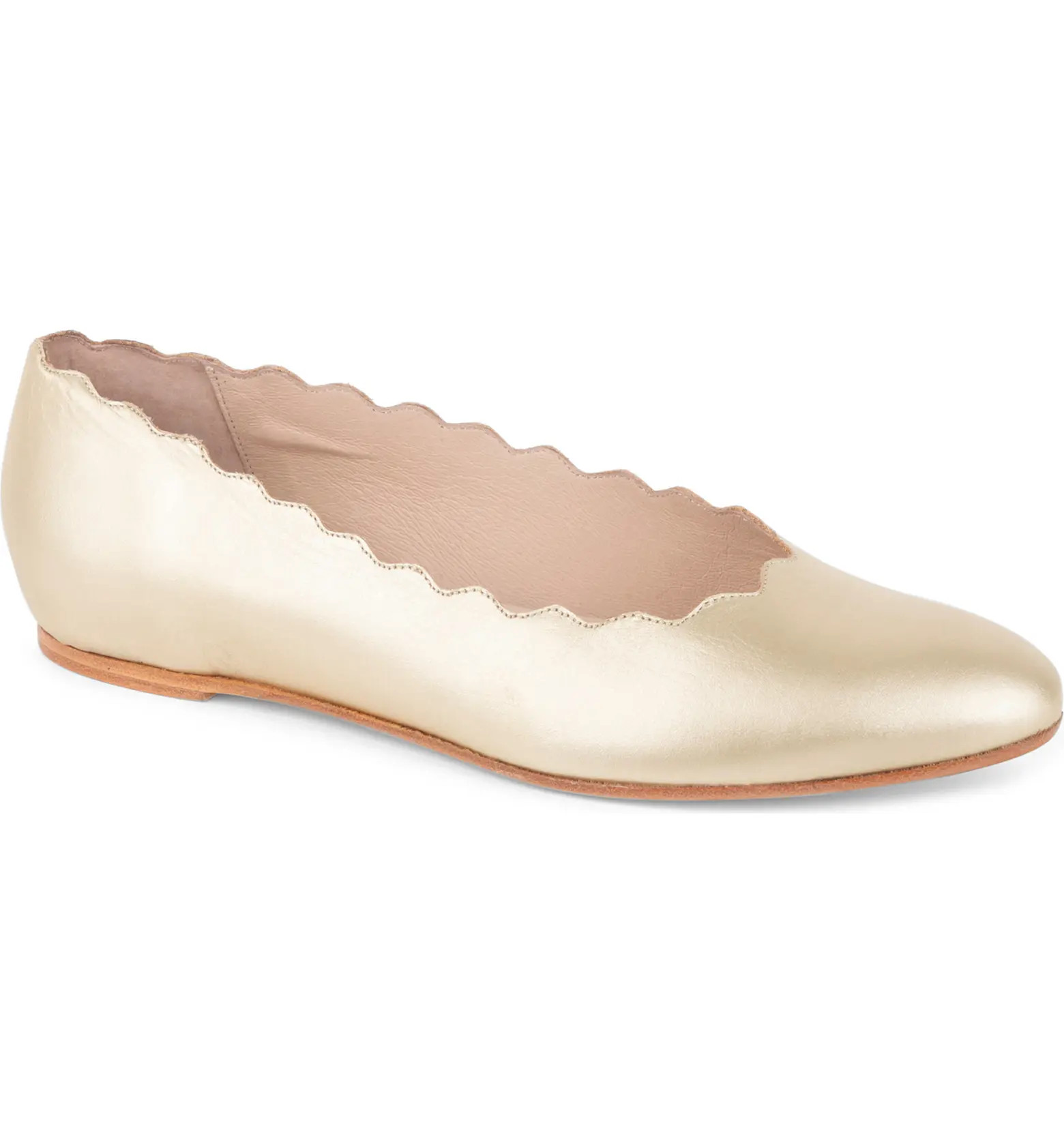 Palm Beach Scalloped Ballet Flat (Women) | Nordstrom