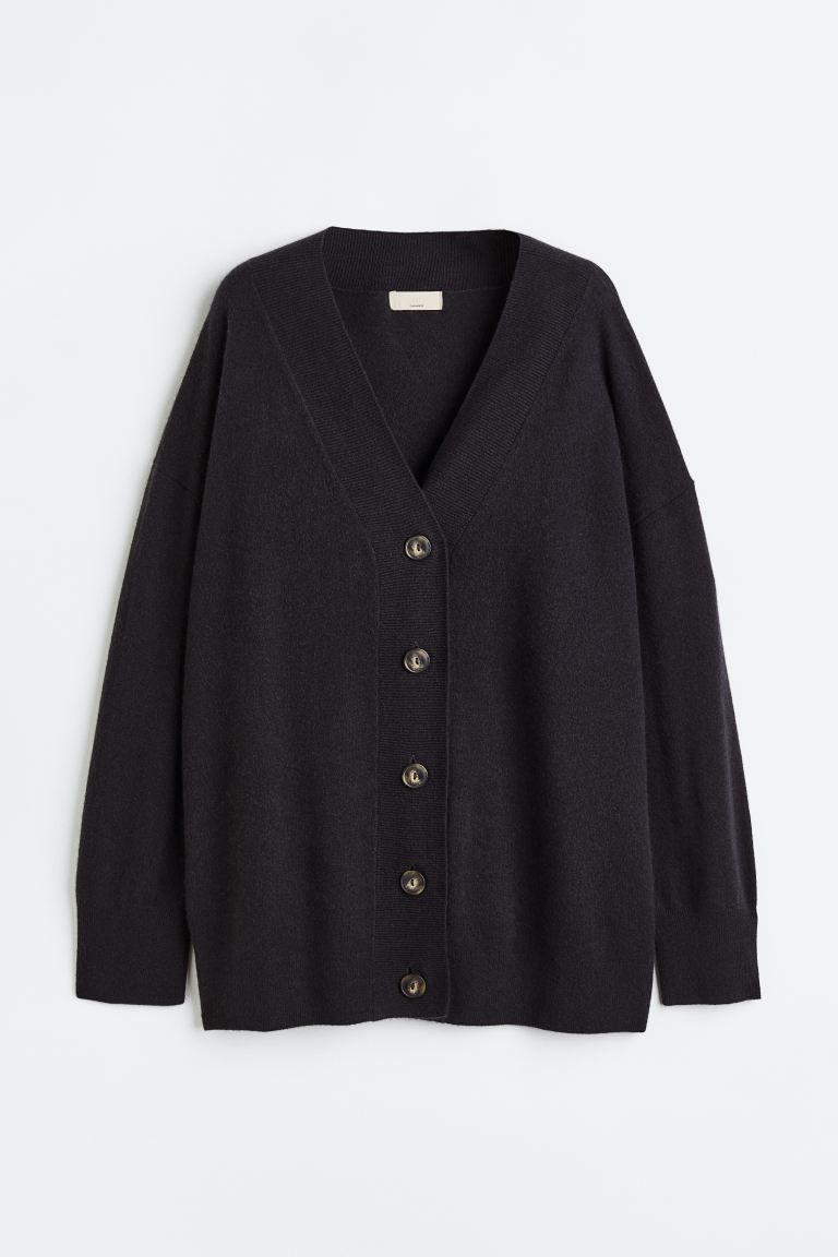 Fine-knit cashmere cardigan | H&M (UK, MY, IN, SG, PH, TW, HK)