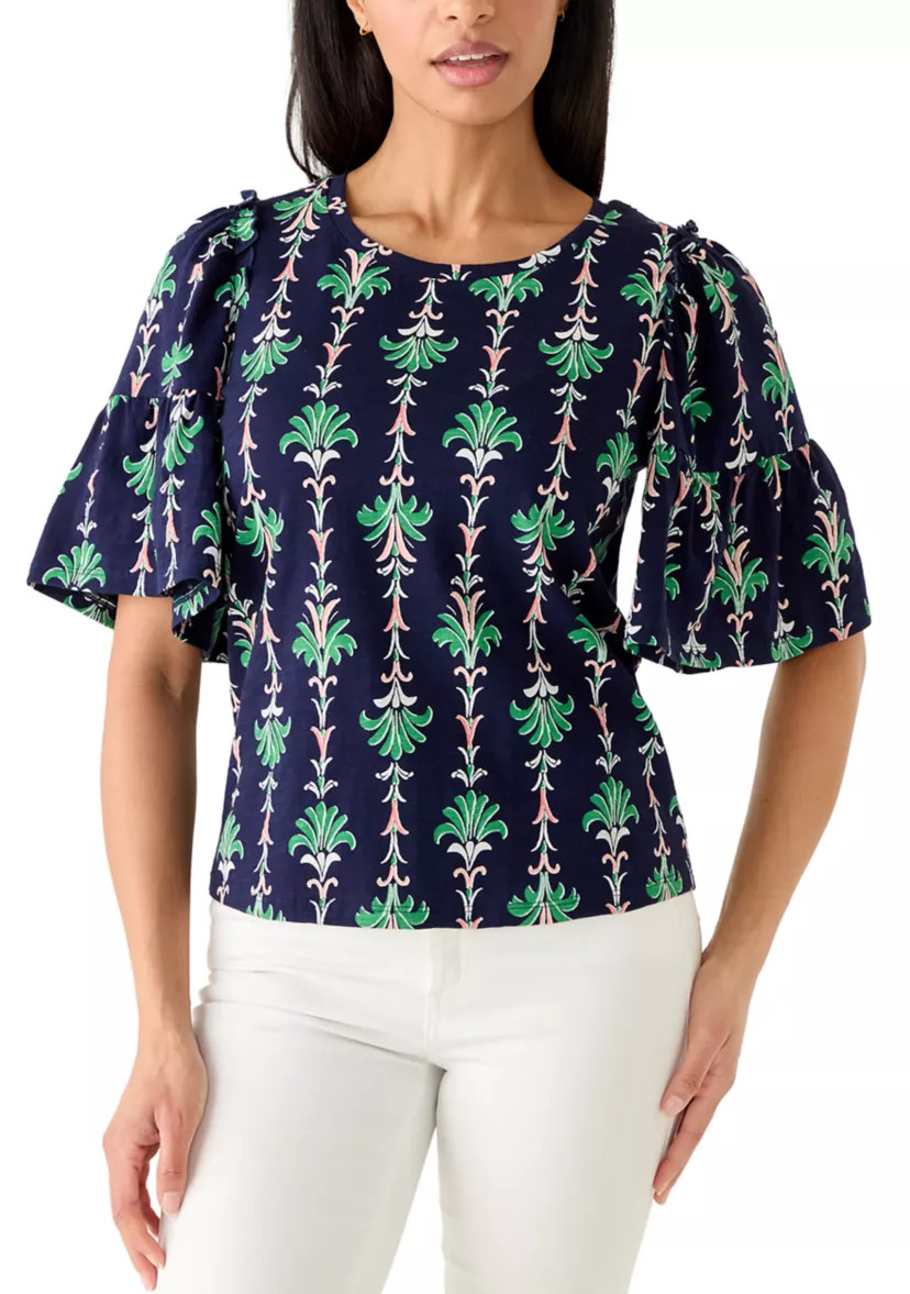 Women's Short Sleeve Printed Top | Belk