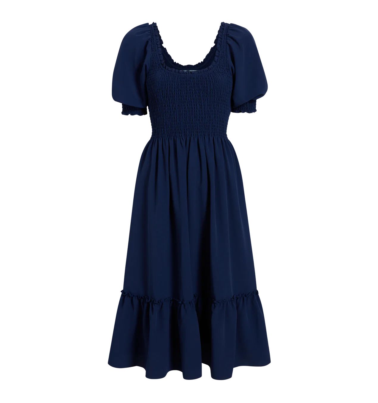 The Louisa Nap Dress - Navy Crepe | Hill House Home