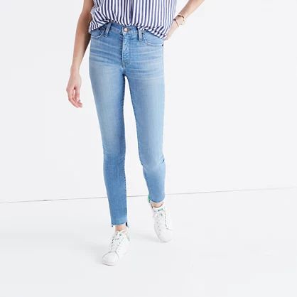 9" High-Rise Skinny Jeans in Centerville Wash: Step-Hem Edition | Madewell