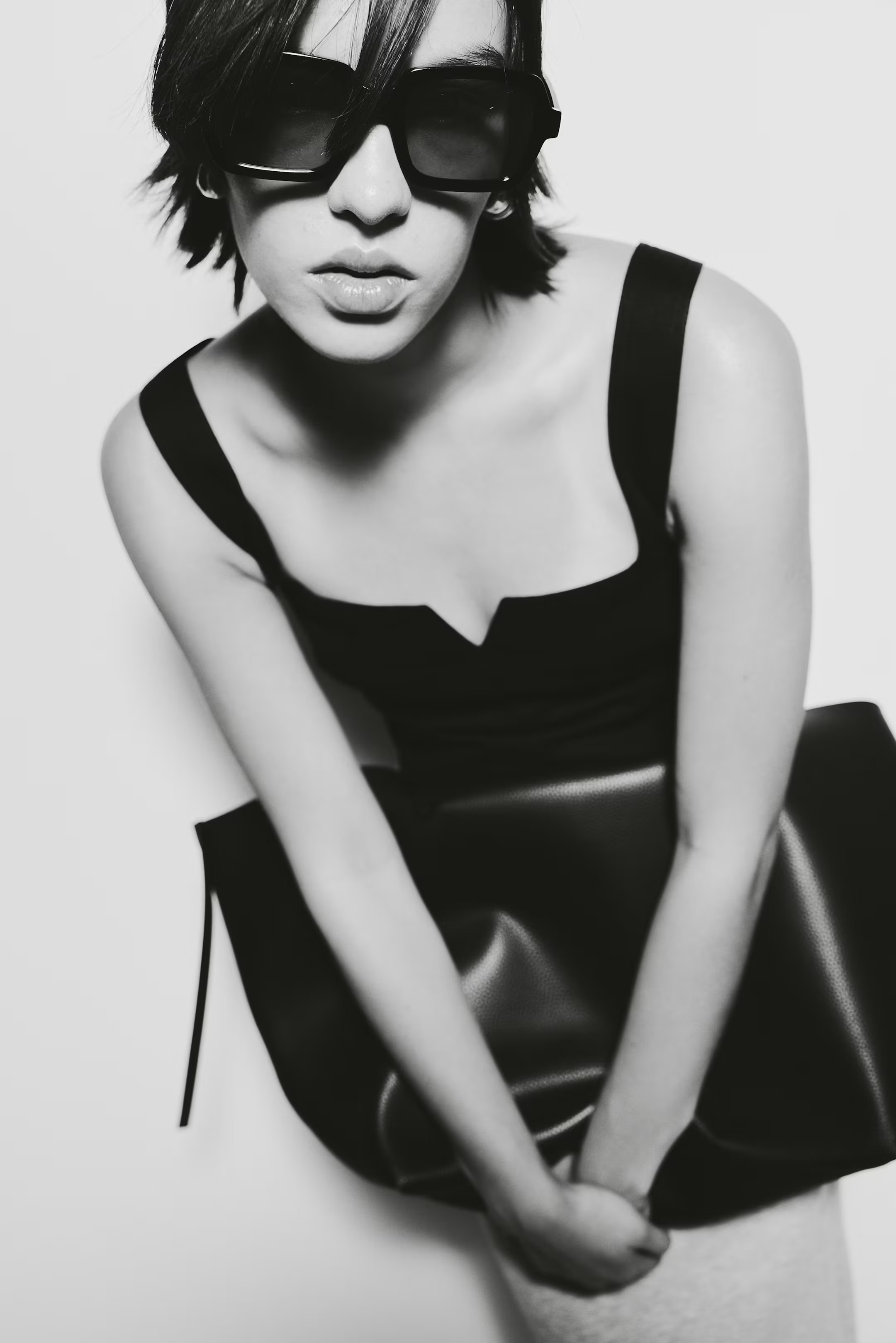 Denim Corset-style Top - Black - Ladies | H&M US | H&M (US + CA)