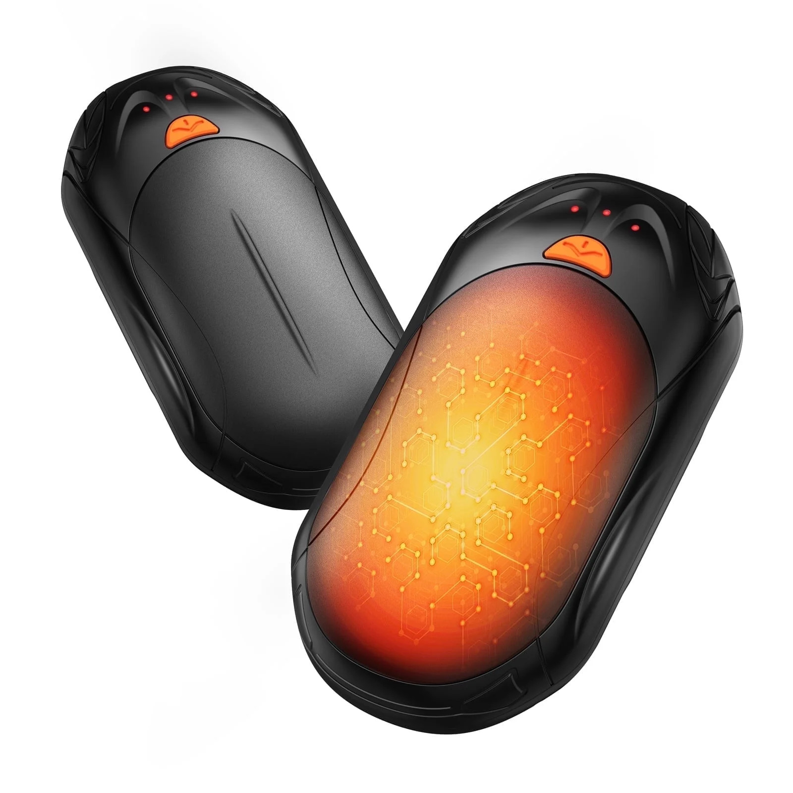 Electric Hand Warmers Rechargeable: 2 Pack 6000mAh USB Hand Warmer Reusable Portable Pocket Heate... | Walmart (US)