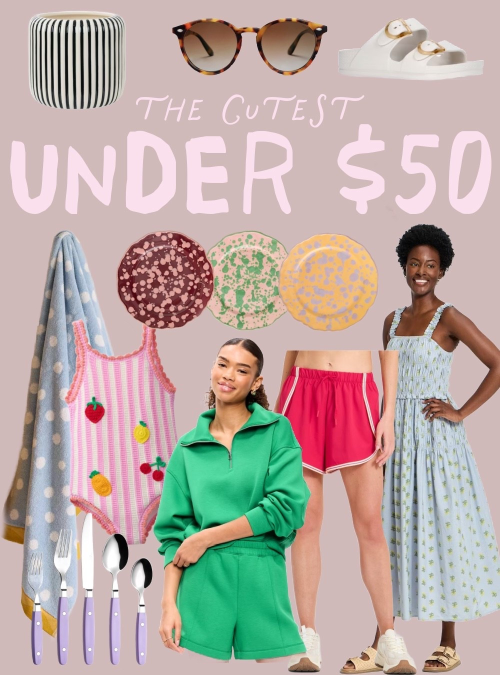 Under $50 finds! 

Spring dress 
Athletic shorts 
Varley dupe 
Splatterware 
Graduation dress

#LTKmomlife #LTKgrwm #LTKHome