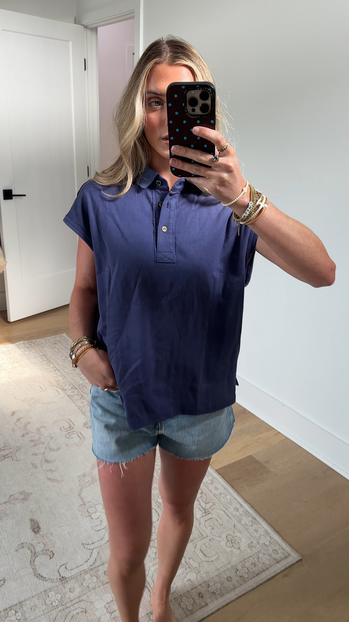Amazon size small Oversized Polo Shirts for Women Casual Summer Tee Tops Cap Sleeve Collared Cotton Shirts

#LTKootd #LTKSaleAlert #LTKSeasonal