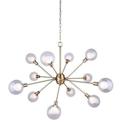 Canarm Ltd. Estella 12-Light Gold Modern/Contemporary Chandelier Lowes.com | Lowe's