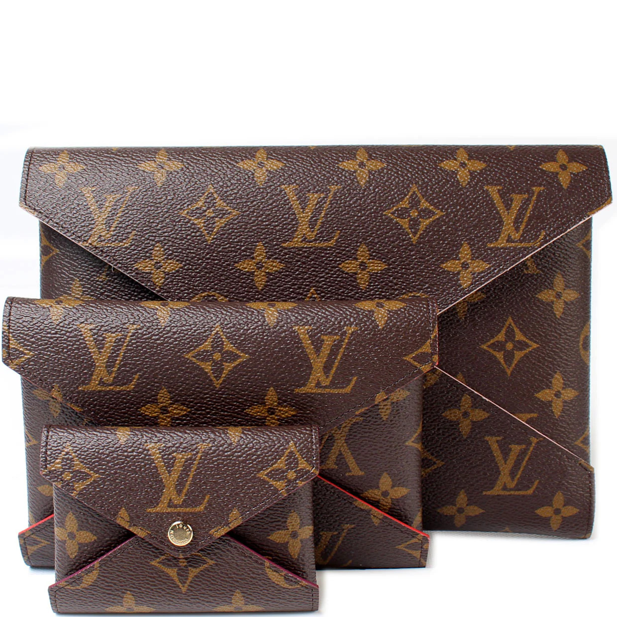Pochette Kirigami 3-Piece | Keeks Designer Handbags