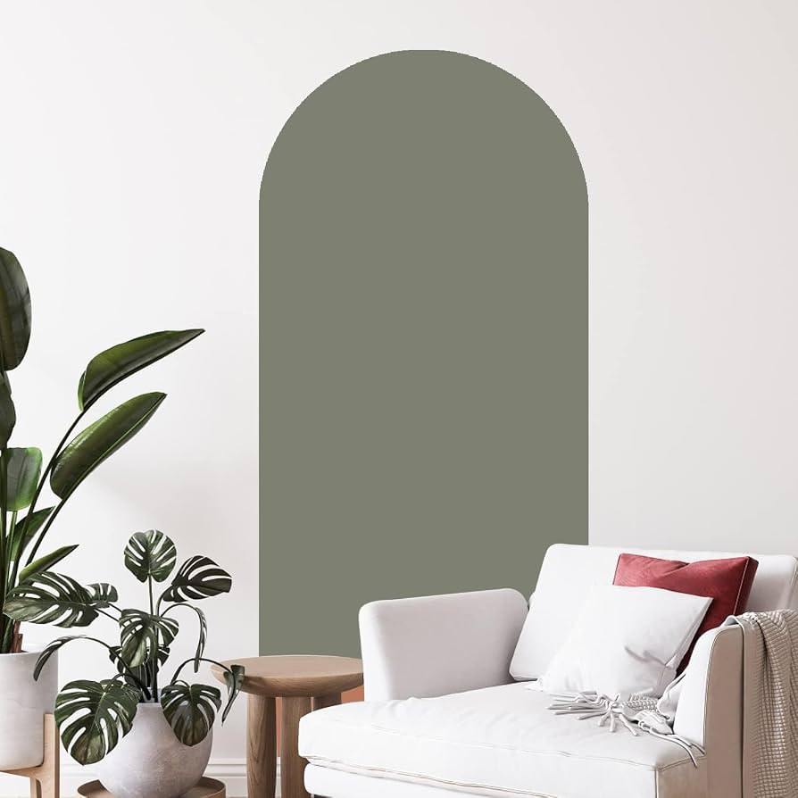 Boho Arch Wall Decals Decor, Premium Modern Tall Arch Wall Stickers Removable, Giant Peel and Sti... | Amazon (US)