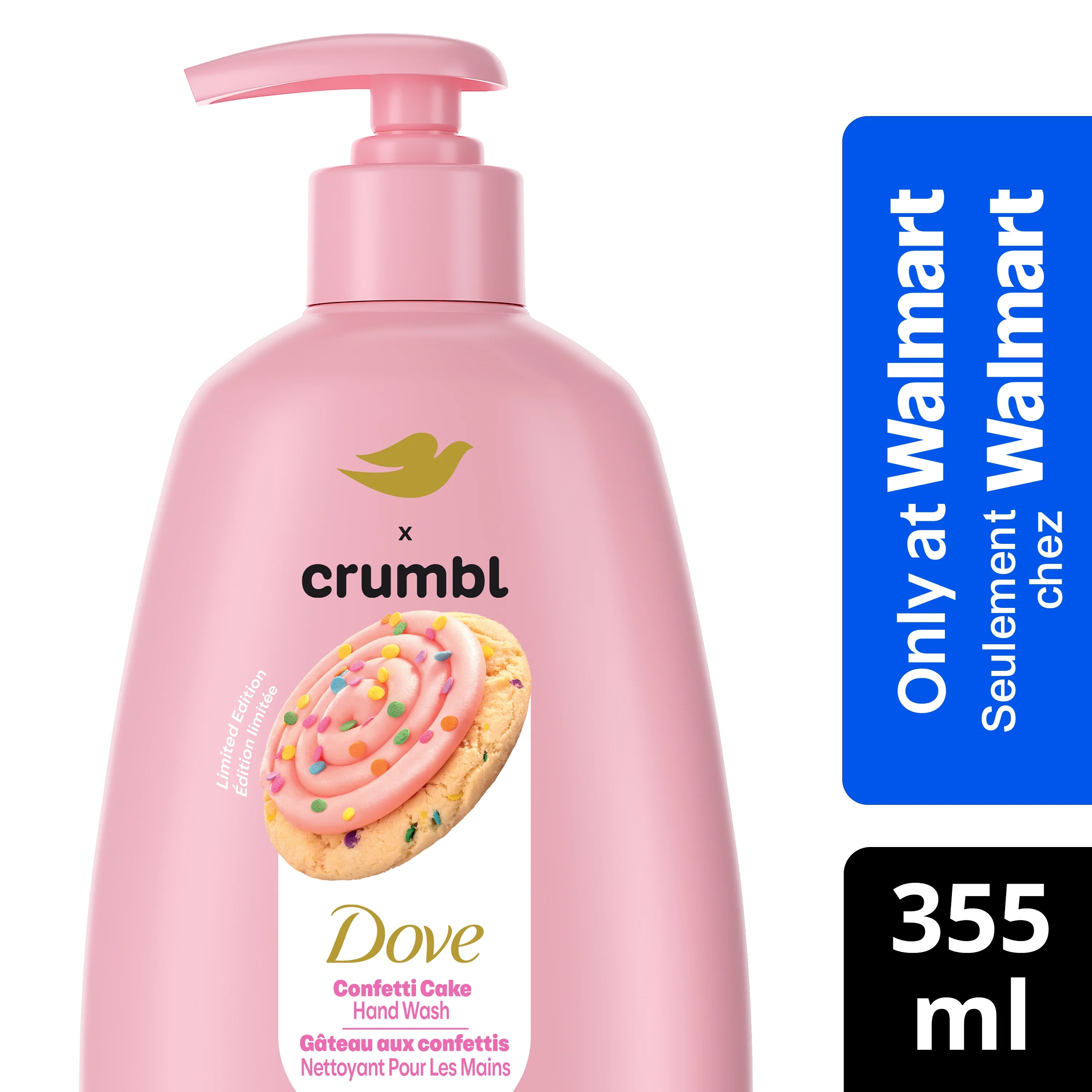 Dove Crumbl Moisturizing Liquid Hand Wash Confetti Cake, 355 ml | Limited Edition | Walmart (CA)