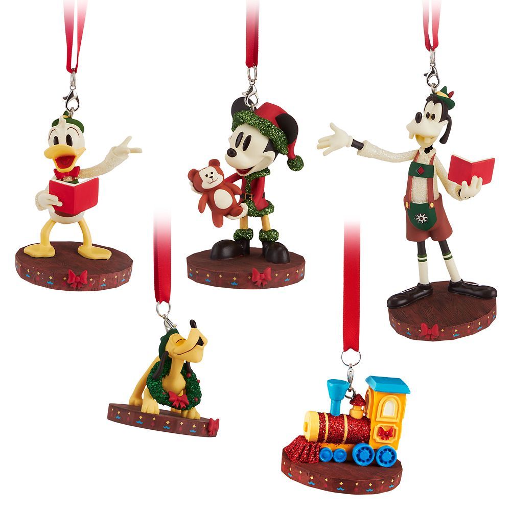 Mickey Mouse and Friends Holiday Sketchbook Ornament Set | Disney Store