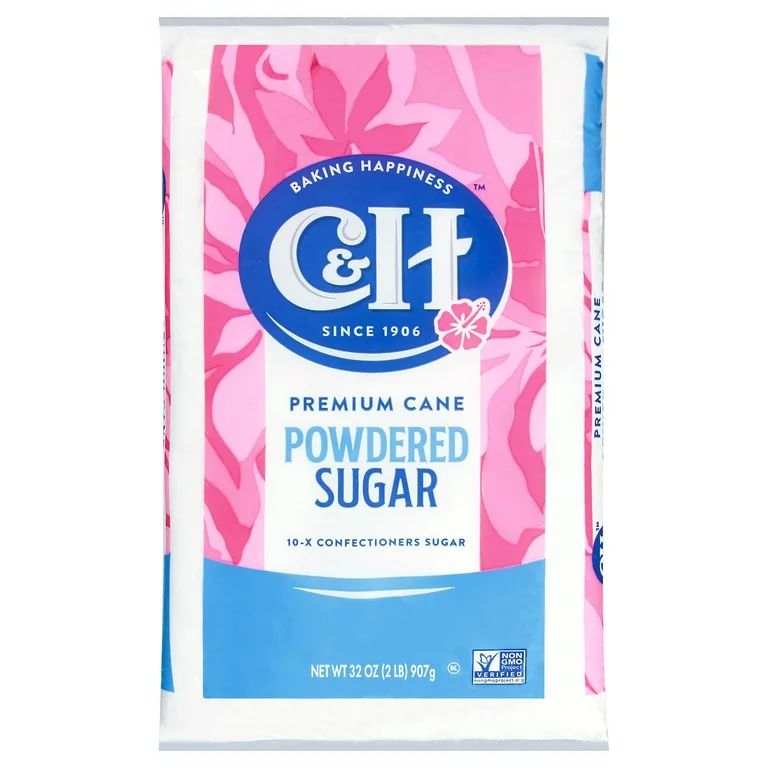 C&H Premium Cane Powdered Sugar, 2 lb - Walmart.com | Walmart (US)