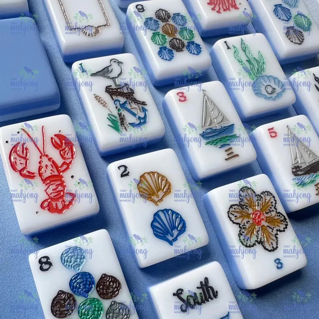 Mahjong Tiles Maritime - Etsy | Etsy (Global)