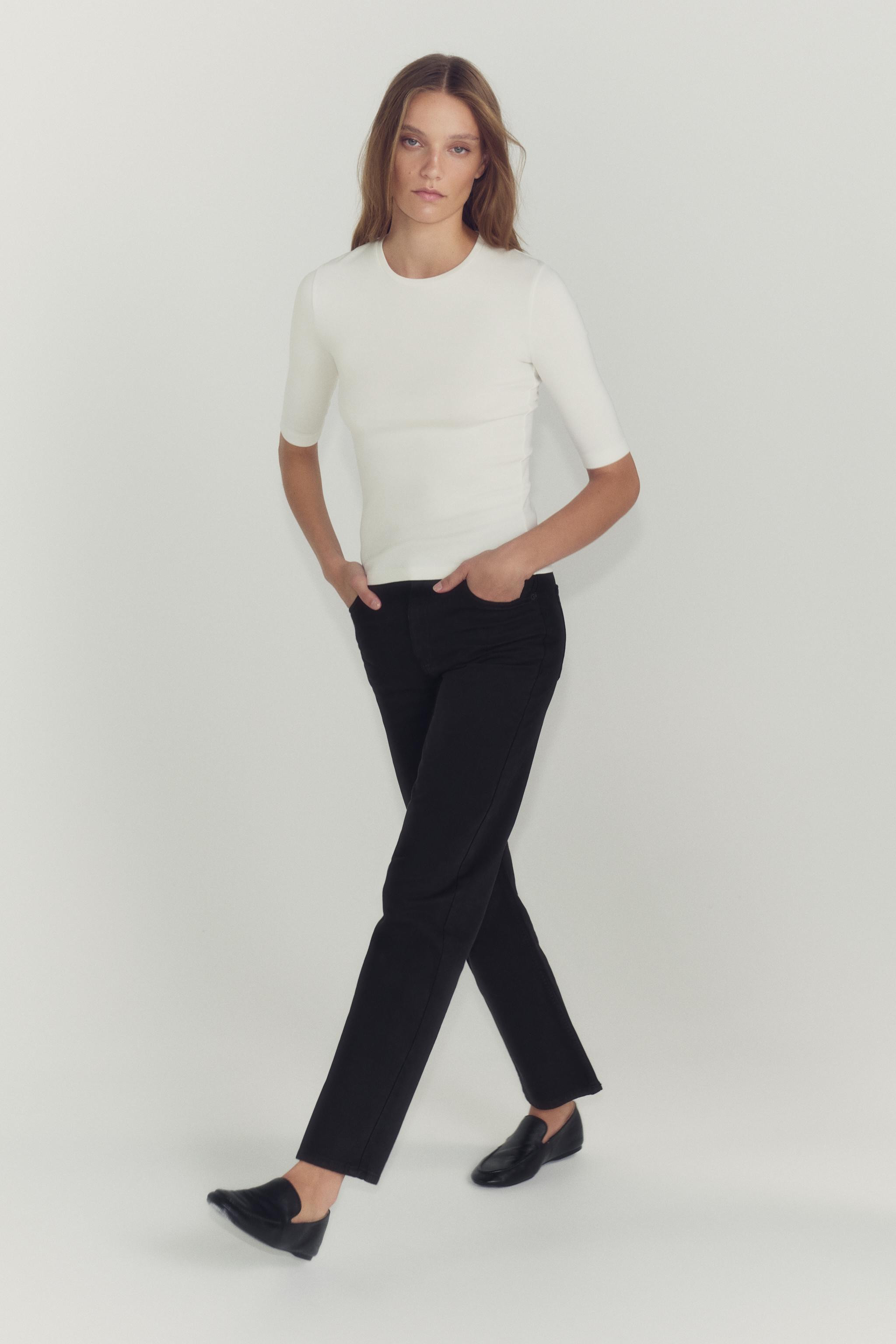 ELBOW-SLEEVE T-SHIRT | Zara UK