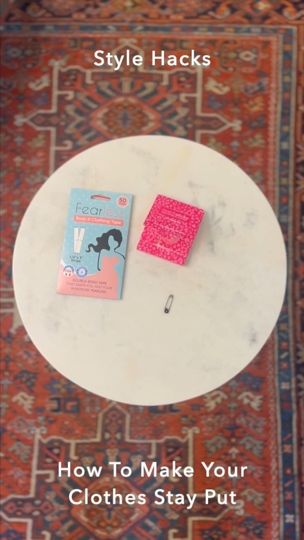 Wondering how to make your clothes stay put? Get style hacks from NYC Stylist, Alison Bruhn, in this video! #hack #tip #stylehack #hacks #stylist 

#LTKSeasonal #LTKunder100 #LTKstyletip