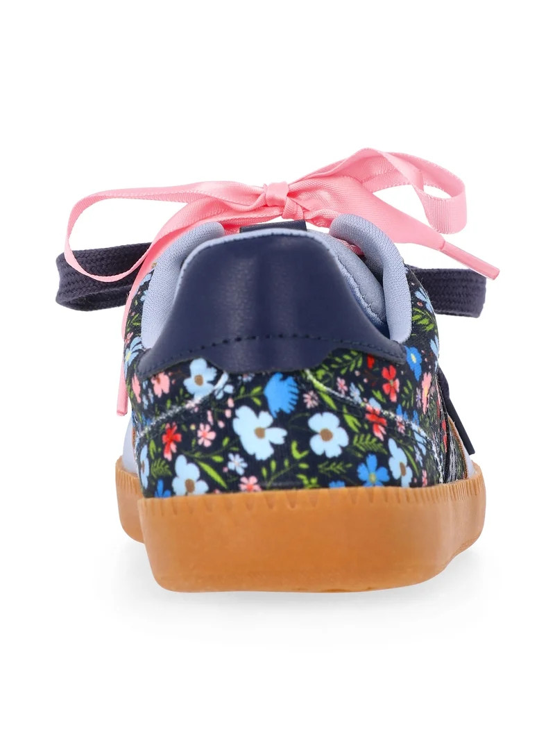Wonder Nation Little and Big Girls Casual Soccer Sneakers | Walmart (US)