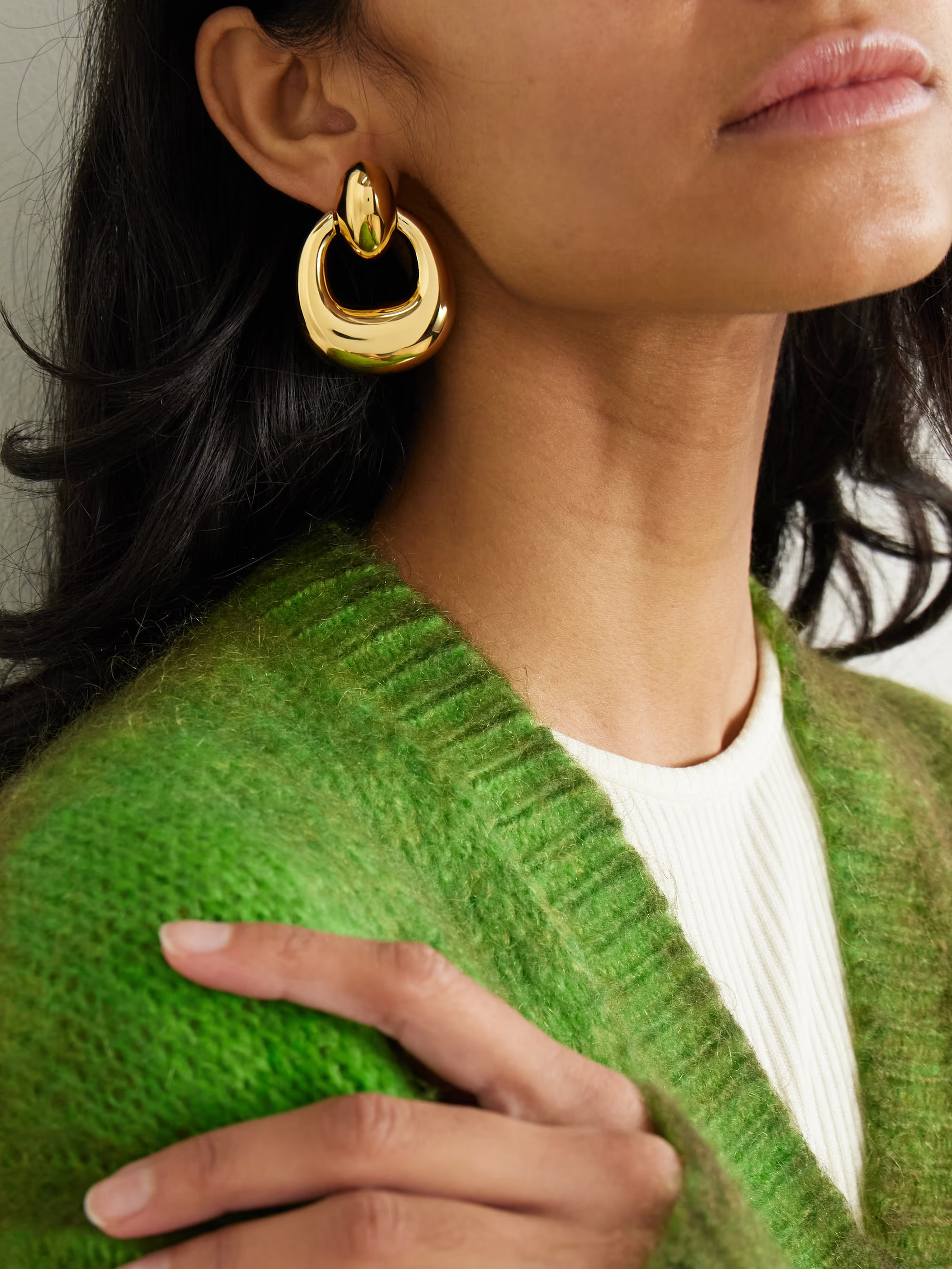 Door Knocker gold-plated earrings | NET-A-PORTER (US)