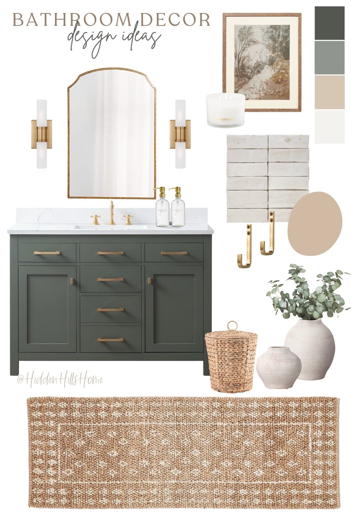 Bathroom decor, bathroom design ideas, bathroom vanity, bathroom inspiration #bathroom
WAll color is SW Beige 


#LTKSaleAlert #LTKSeasonal #LTKHome