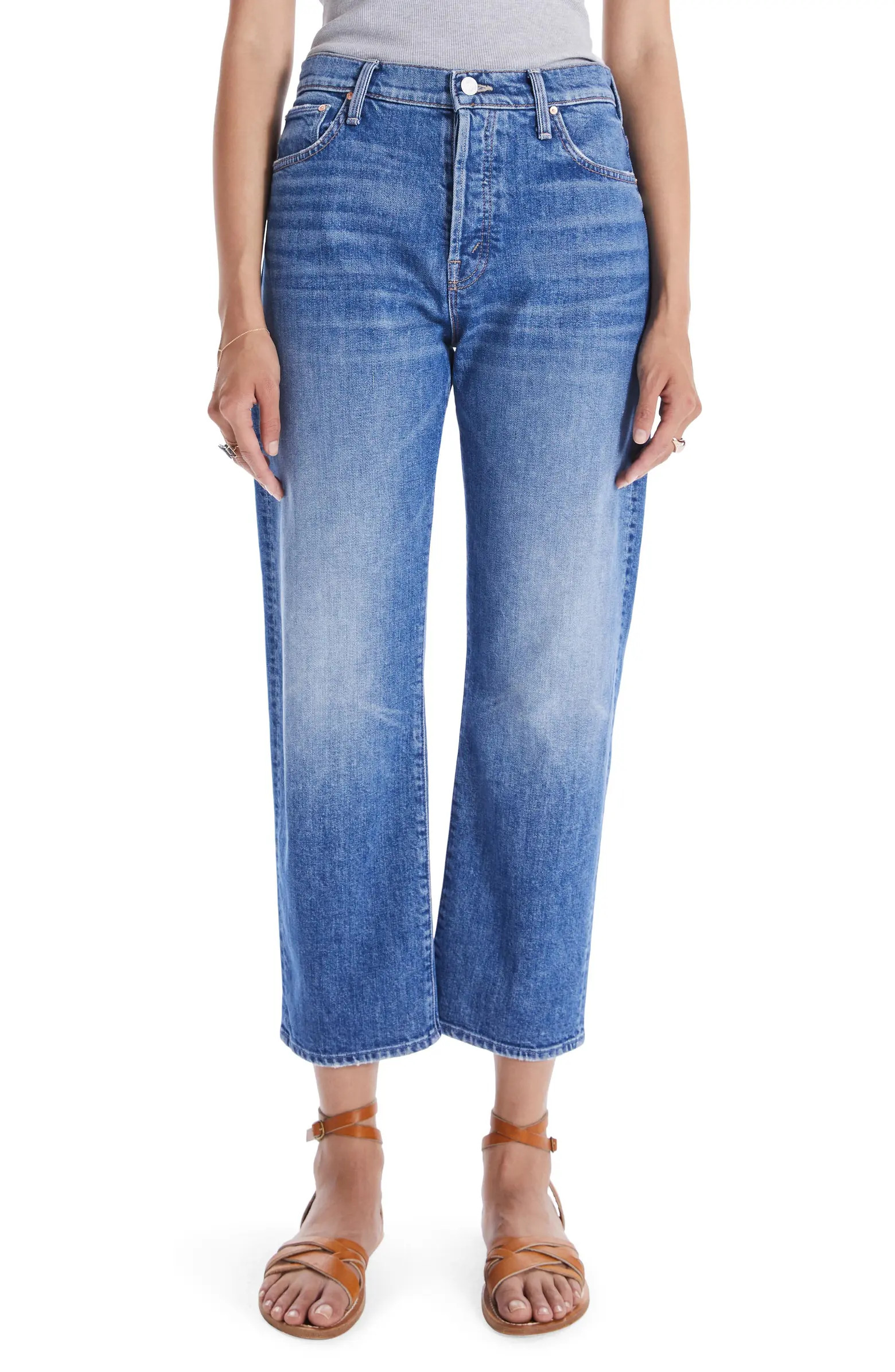 MOTHER The Ditcher Crop Straight Leg Jeans | Nordstrom | Nordstrom