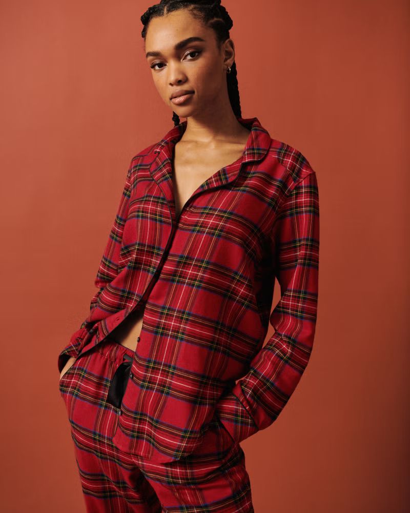 Flannel Pajama Shirt | Abercrombie & Fitch (US)