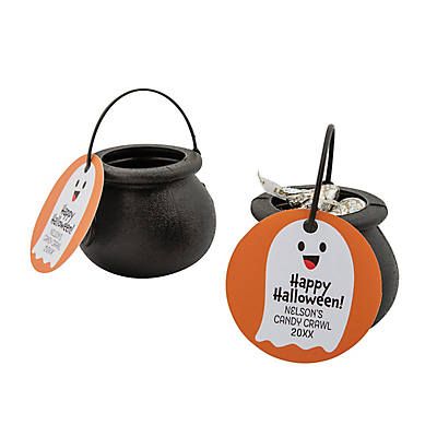 Personalized Mini Candy Kettles with Tags - 24 Pc. | Oriental Trading Company