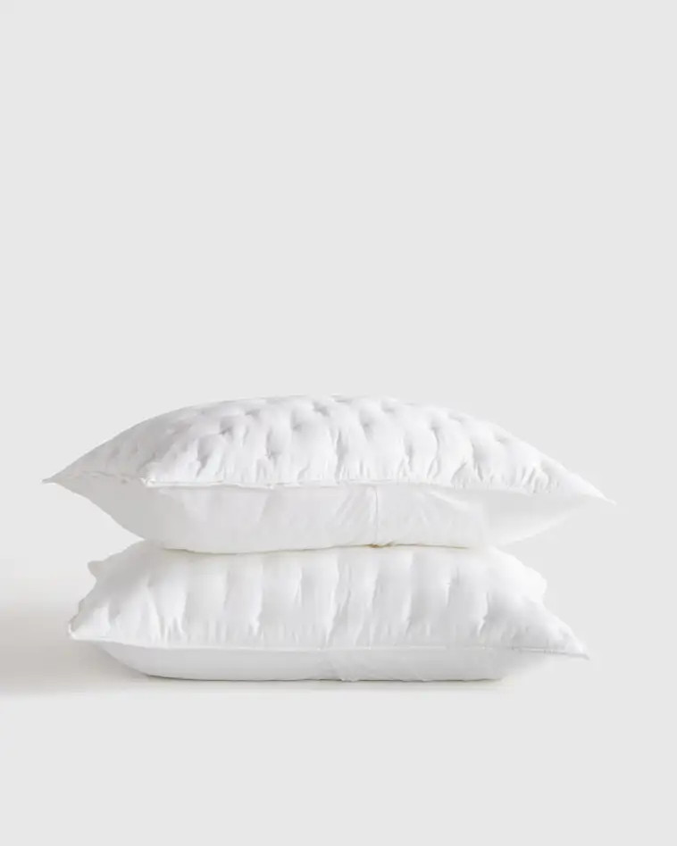 Organic Bamboo Viscose Quilt in White | Quince
