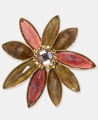 Stone Flower Pin | Macy's