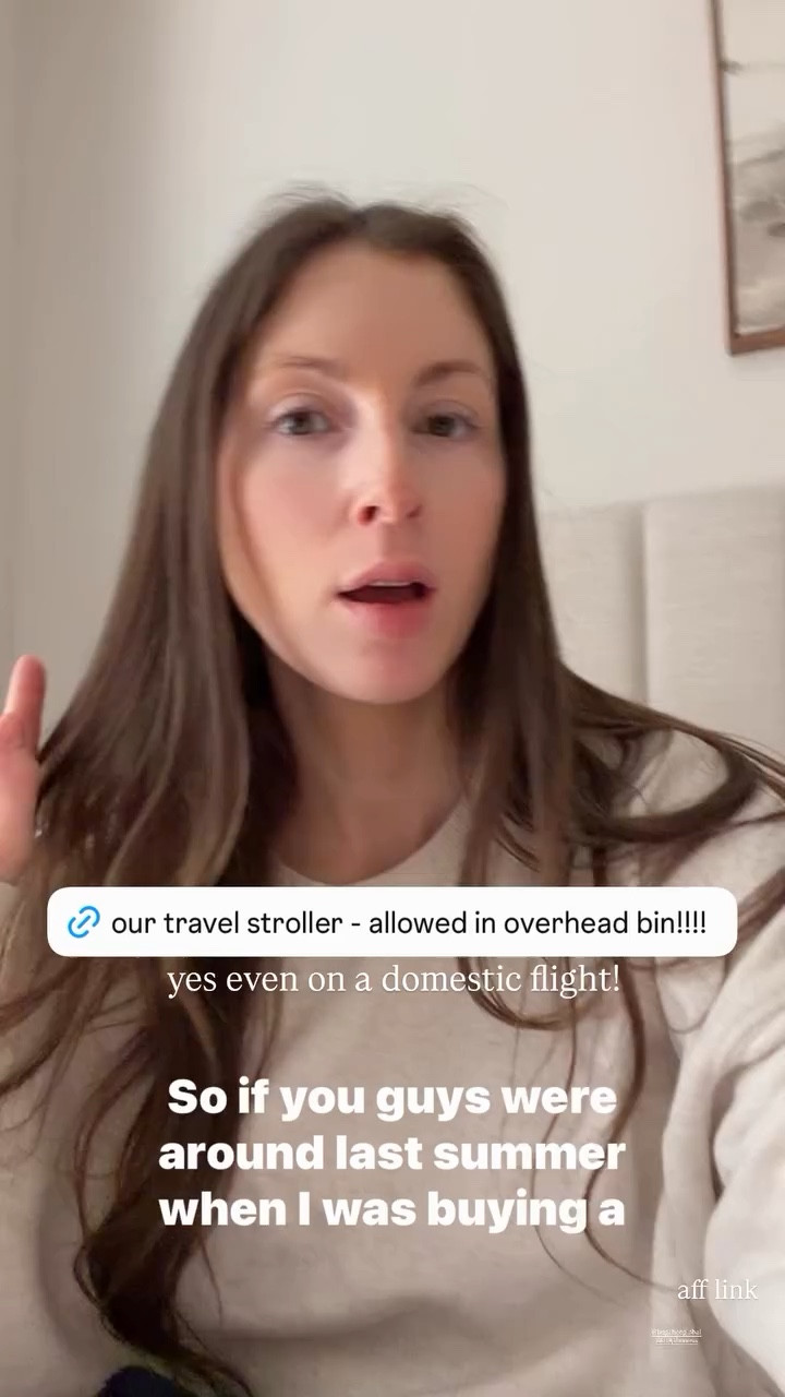 The travel stroller we use and don't regret because it's allowed in the overhead bin - yes even on a domestic 

#LTKBaby #LTKTravel #LTKKids