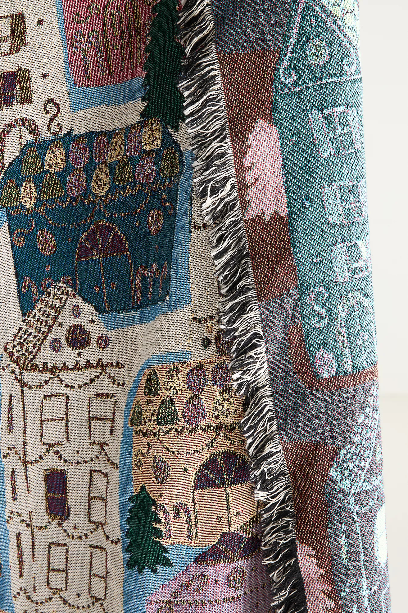 Willa Cotton Woven Throw Blanket | Anthropologie (US)