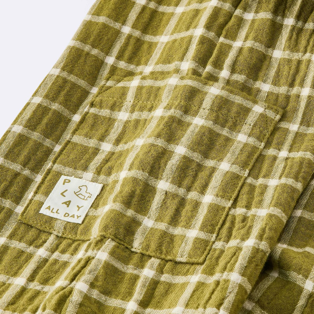 Baby Boys' Plaid Jumpsuit - Cloud Island\u2122 Green 0-3M | Target