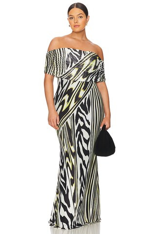 Mccall Dress in Zebra Lime | Revolve Clothing (Global)