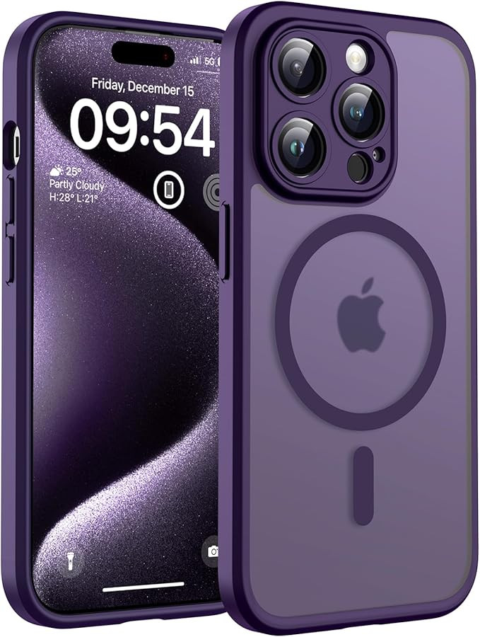 TOCOL Magnetic for iPhone 15 Pro Case, Upgraded Full Camera Protection, Compatible with Magsafe, ... | Amazon (CA)