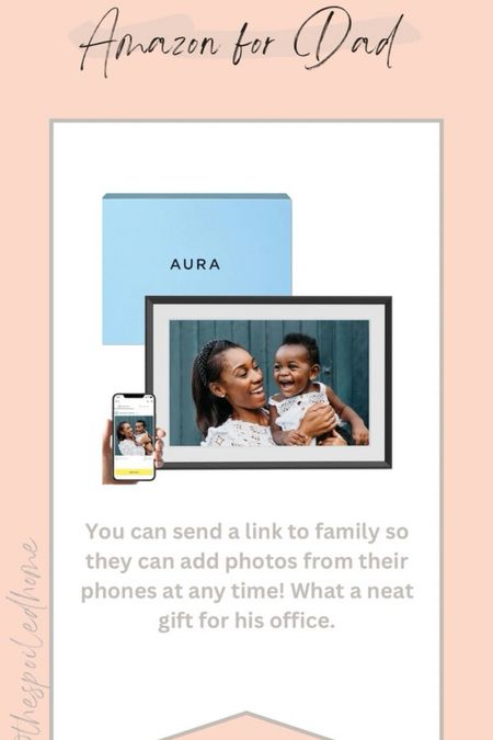 This would be a fun Father’s Day gift because the family can send pictures at any time. I can see myself sending fun pictures to make my dad smile. 

#LTKGiftGuide #LTKHome #LTKFamily